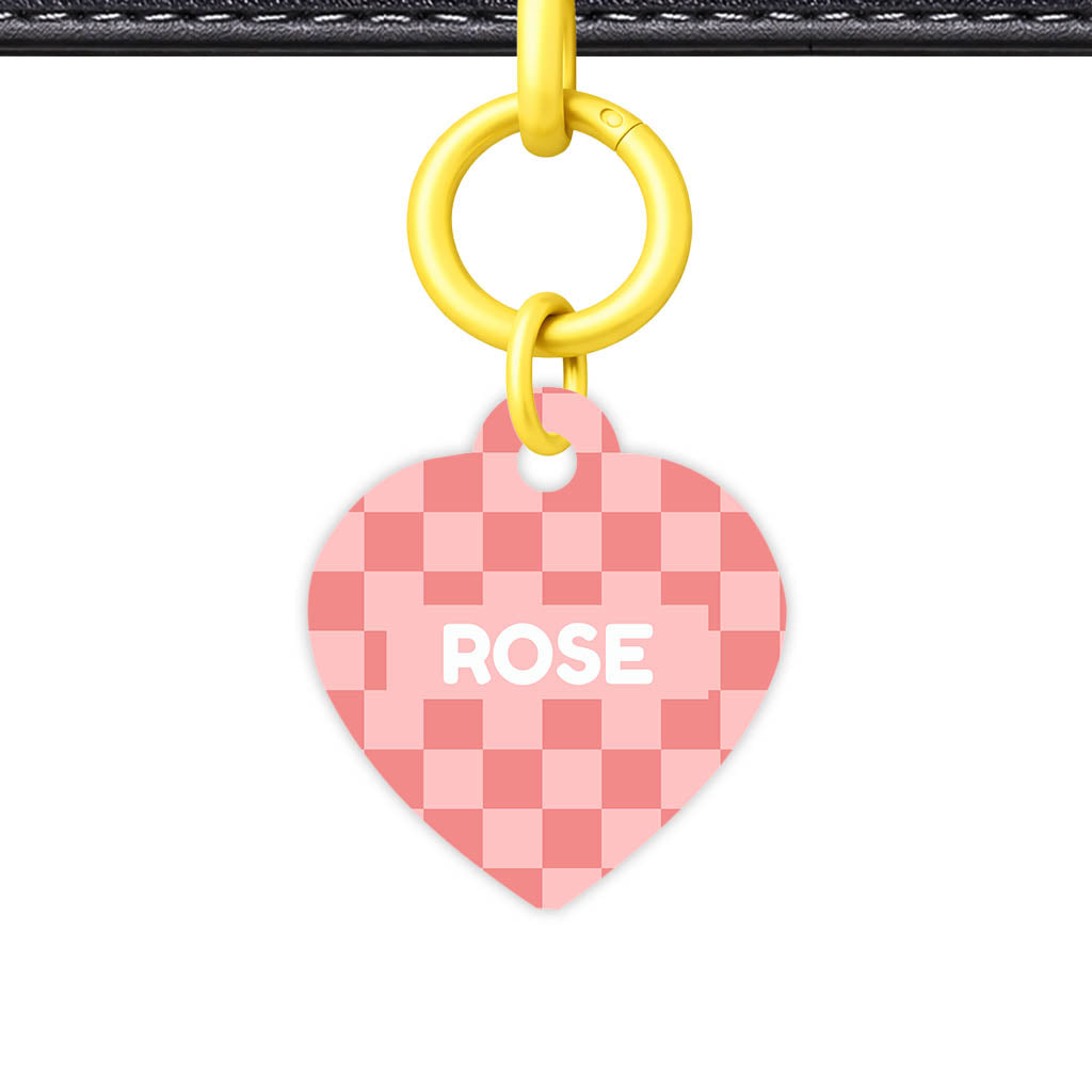 Blush Check QR Smart Pet Id Tag Tag (Dog Tag & Cat Tag)