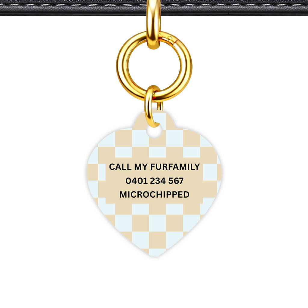 Biscuit Check Classic Pet ID Tag (Dog Tag & Cat Tag)