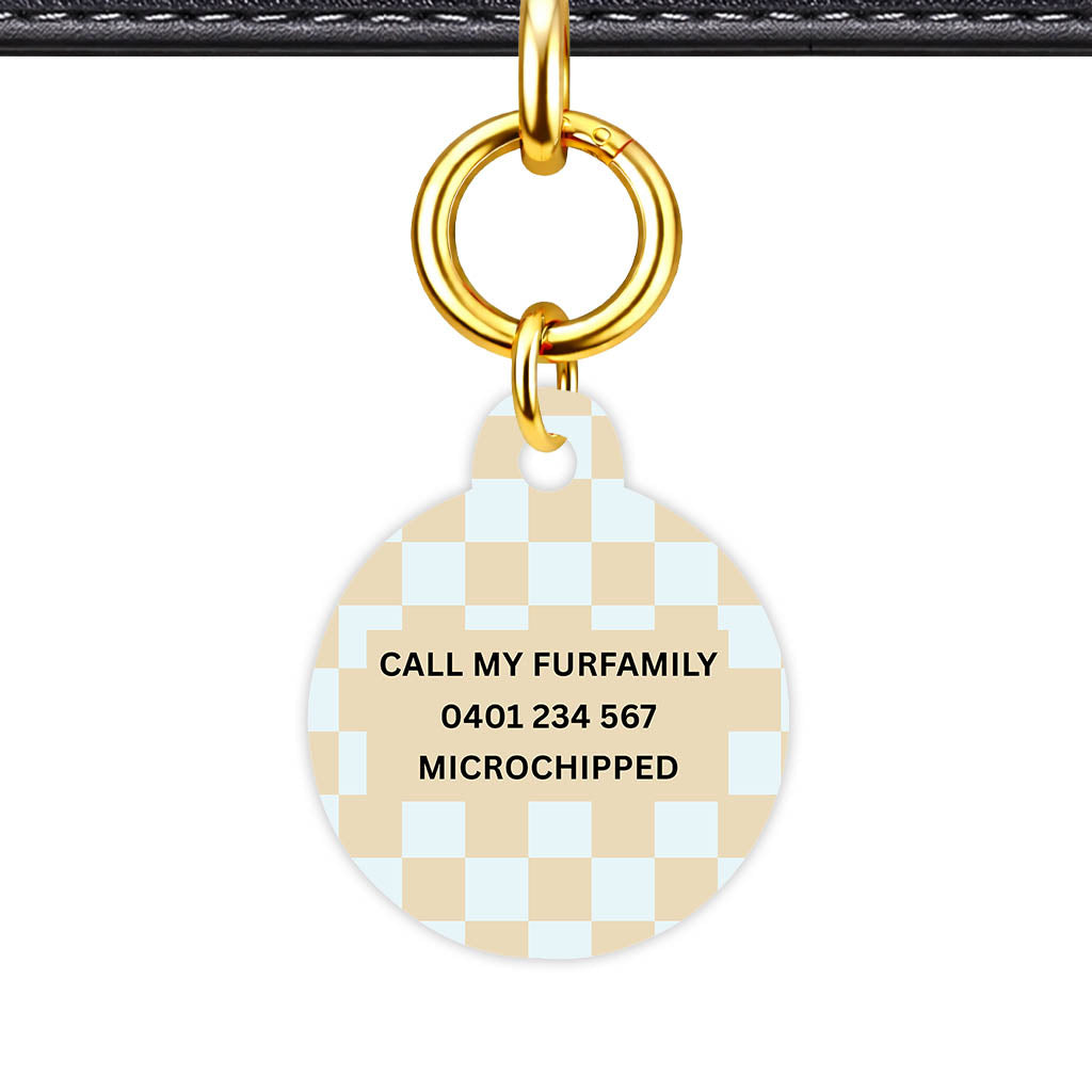 Biscuit Check Classic Pet ID Tag (Dog Tag & Cat Tag)