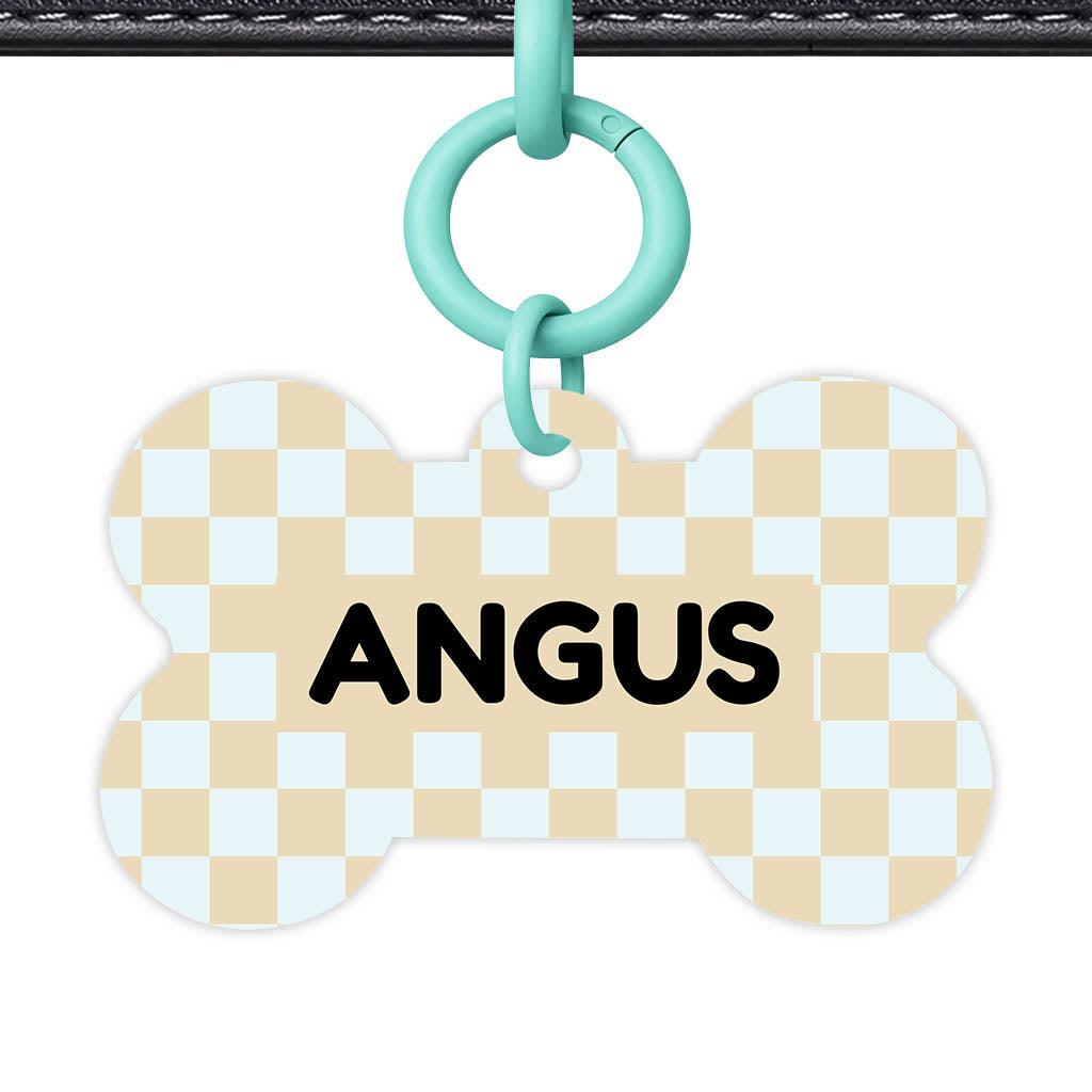 Biscuit Check Classic Pet ID Tag (Dog Tag & Cat Tag)