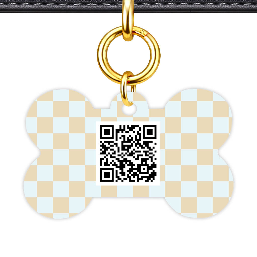 Biscuit Check QR Smart Pet Id Tag Tag (Dog Tag & Cat Tag)