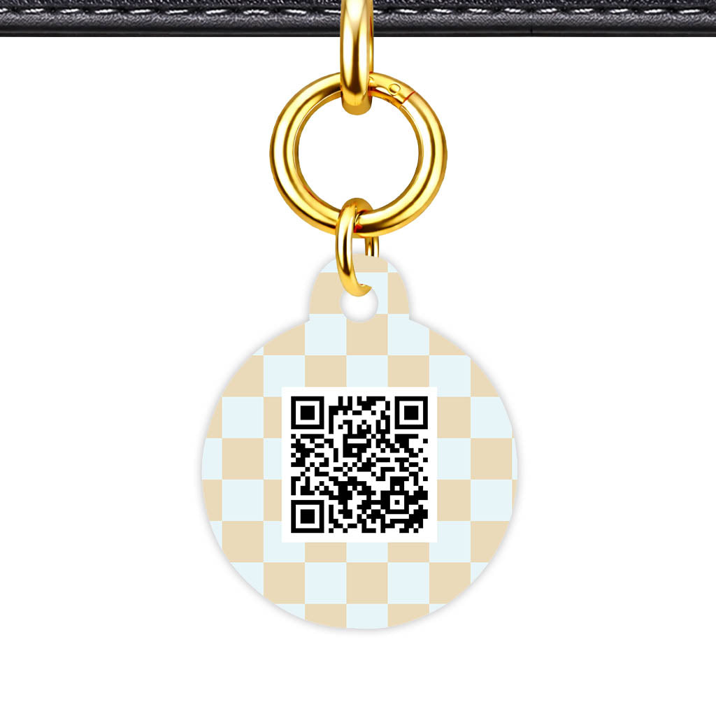 Biscuit Check QR Smart Pet Id Tag Tag (Dog Tag & Cat Tag)