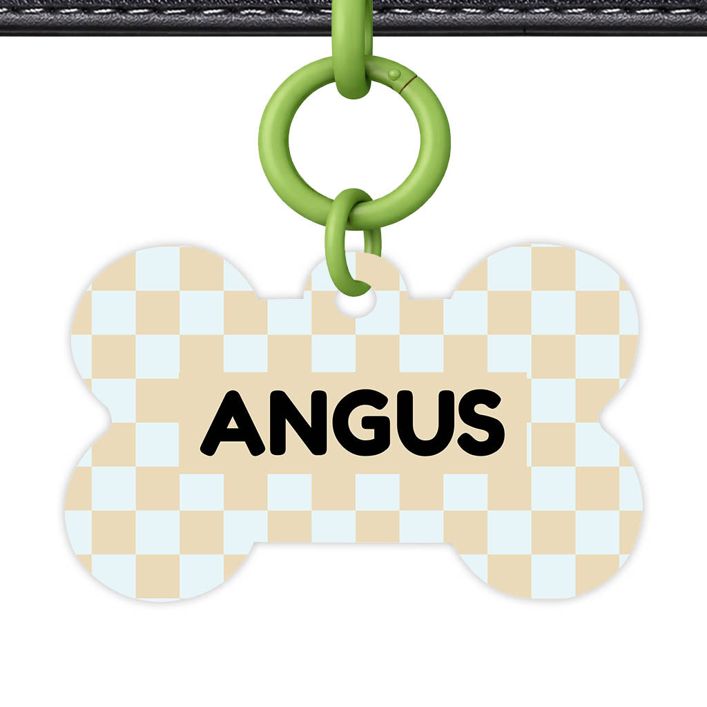 Biscuit Check Classic Pet ID Tag (Dog Tag & Cat Tag)