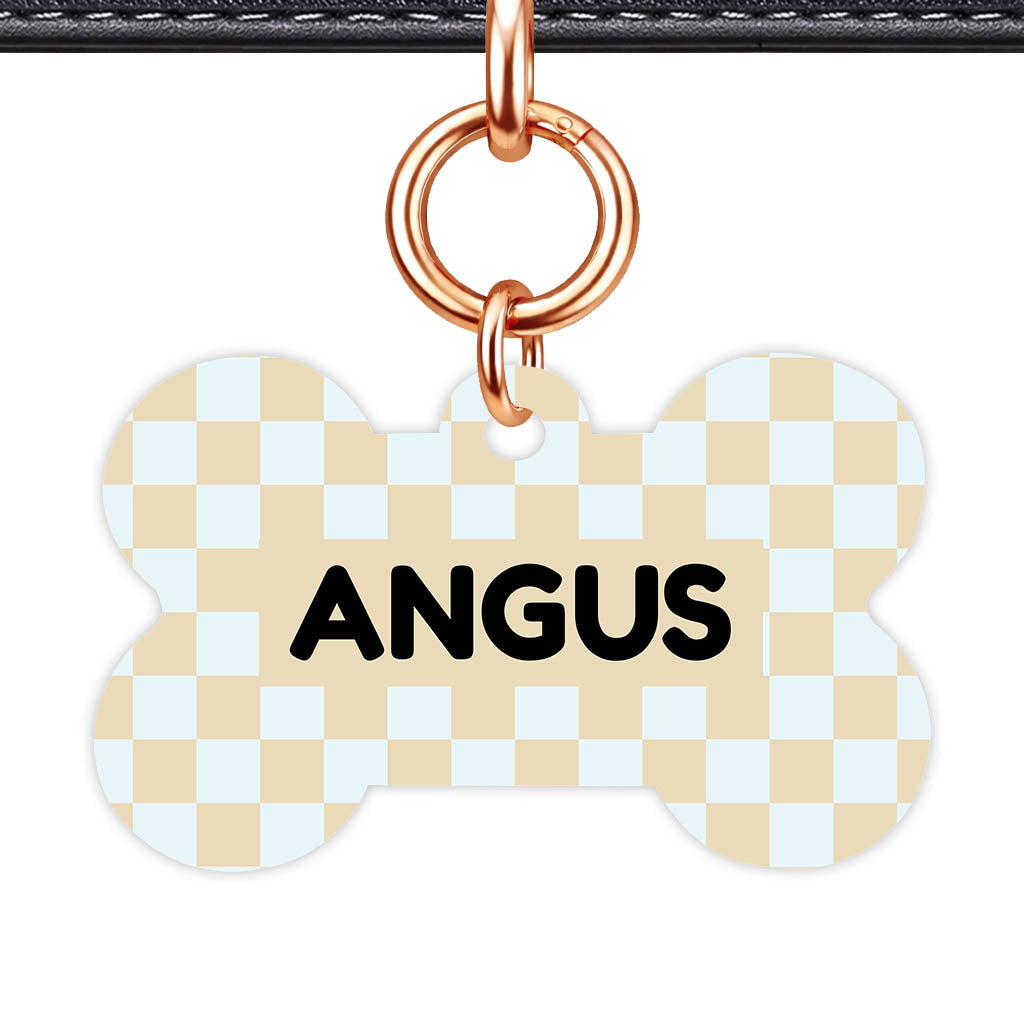 Biscuit Check Classic Pet ID Tag (Dog Tag & Cat Tag)