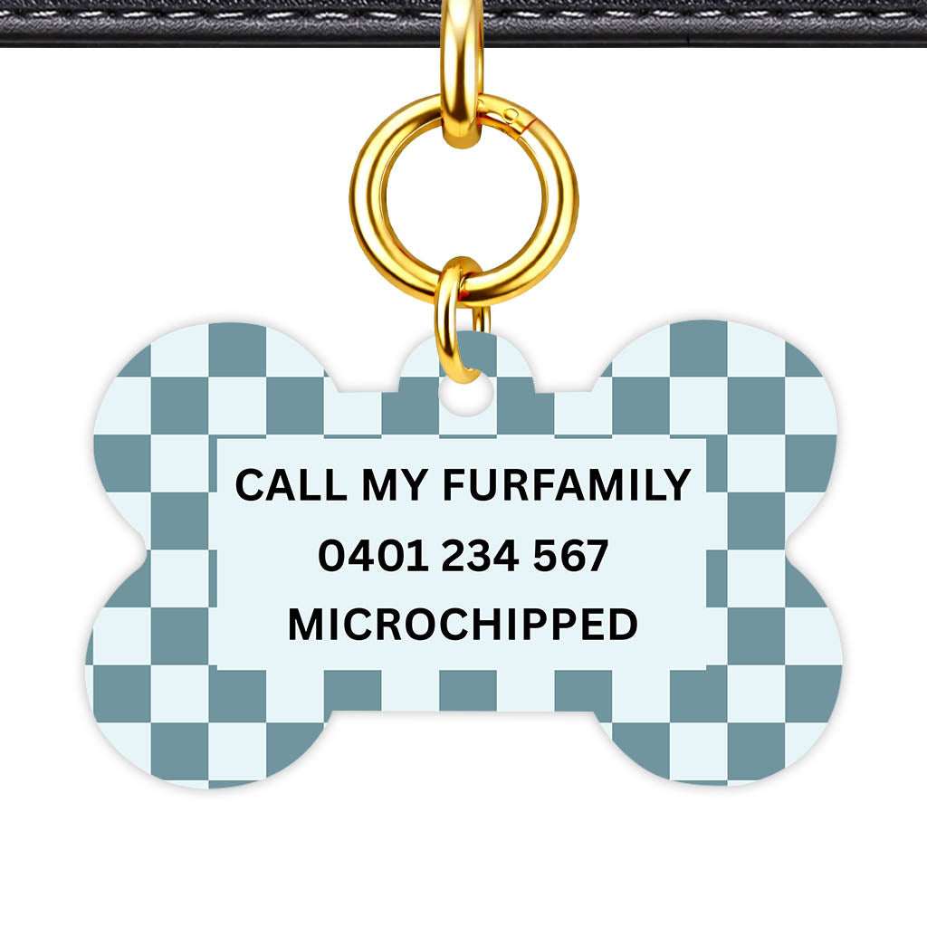 Ocean Check Classic Pet ID Tag (Dog Tag & Cat Tag)
