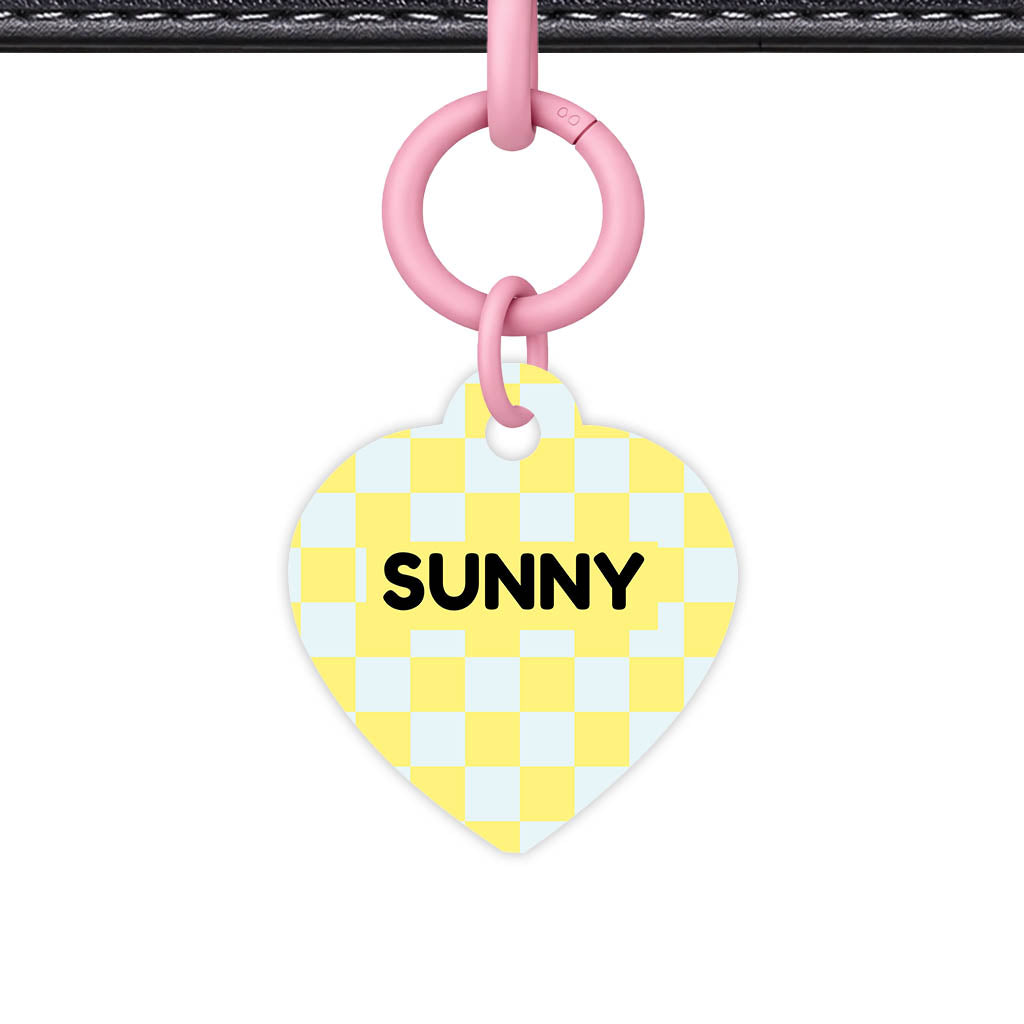 Sunny Check Classic Pet ID Tag (Dog Tag & Cat Tag)