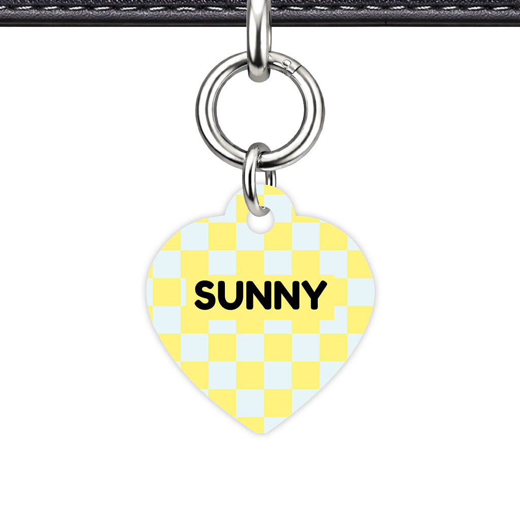 Sunny Check Classic Pet ID Tag (Dog Tag & Cat Tag)
