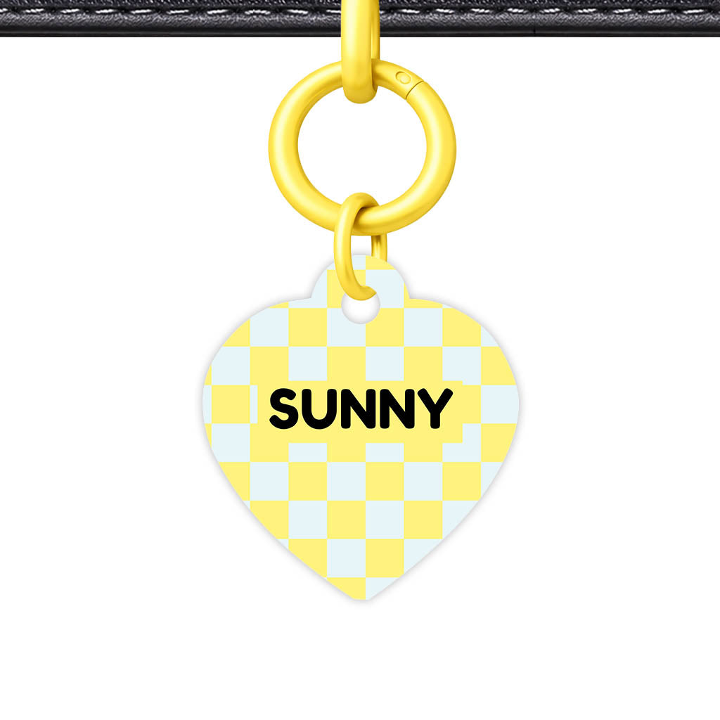 Sunny Check Classic Pet ID Tag (Dog Tag & Cat Tag)