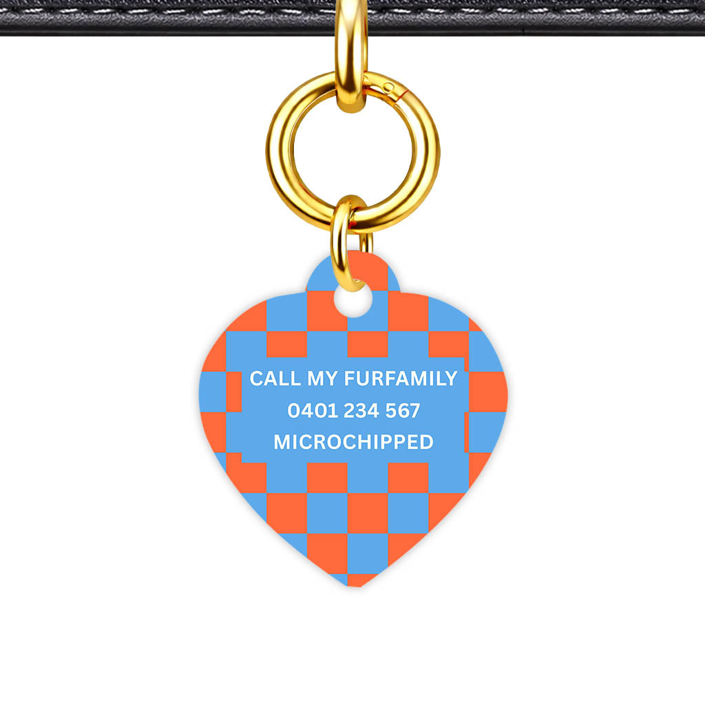 Pop Checker Classic Pet ID Tag (Dog Tag & Cat Tag)