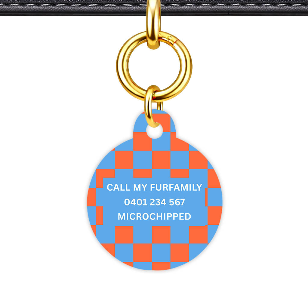 Pop Checker Classic Pet ID Tag (Dog Tag & Cat Tag)