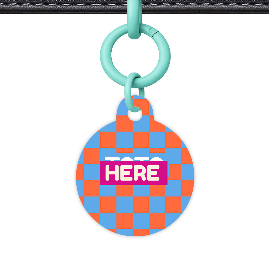 Pop Checker Classic Pet ID Tag (Dog Tag & Cat Tag)