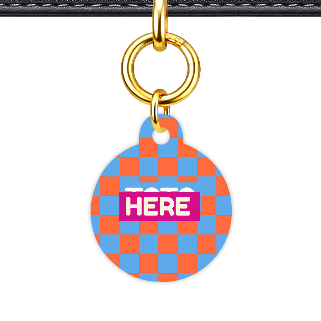 Pop Checker Classic Pet ID Tag (Dog Tag & Cat Tag)