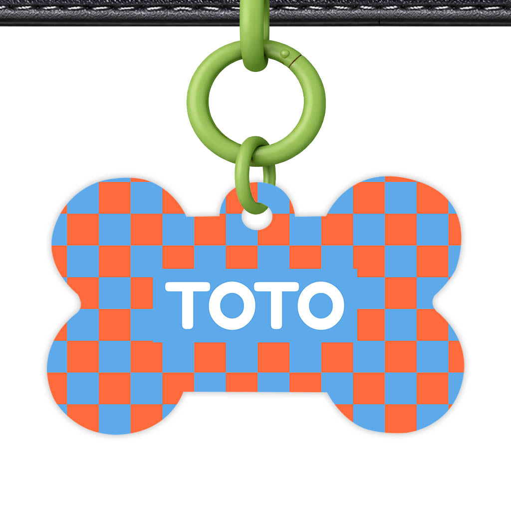Pop Checker Classic Pet ID Tag (Dog Tag & Cat Tag)