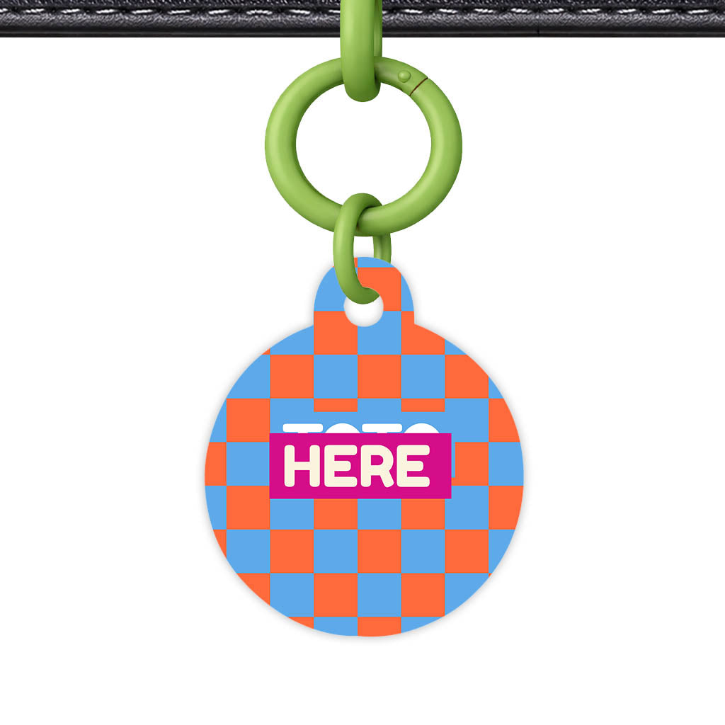 Pop Checker Classic Pet ID Tag (Dog Tag & Cat Tag)