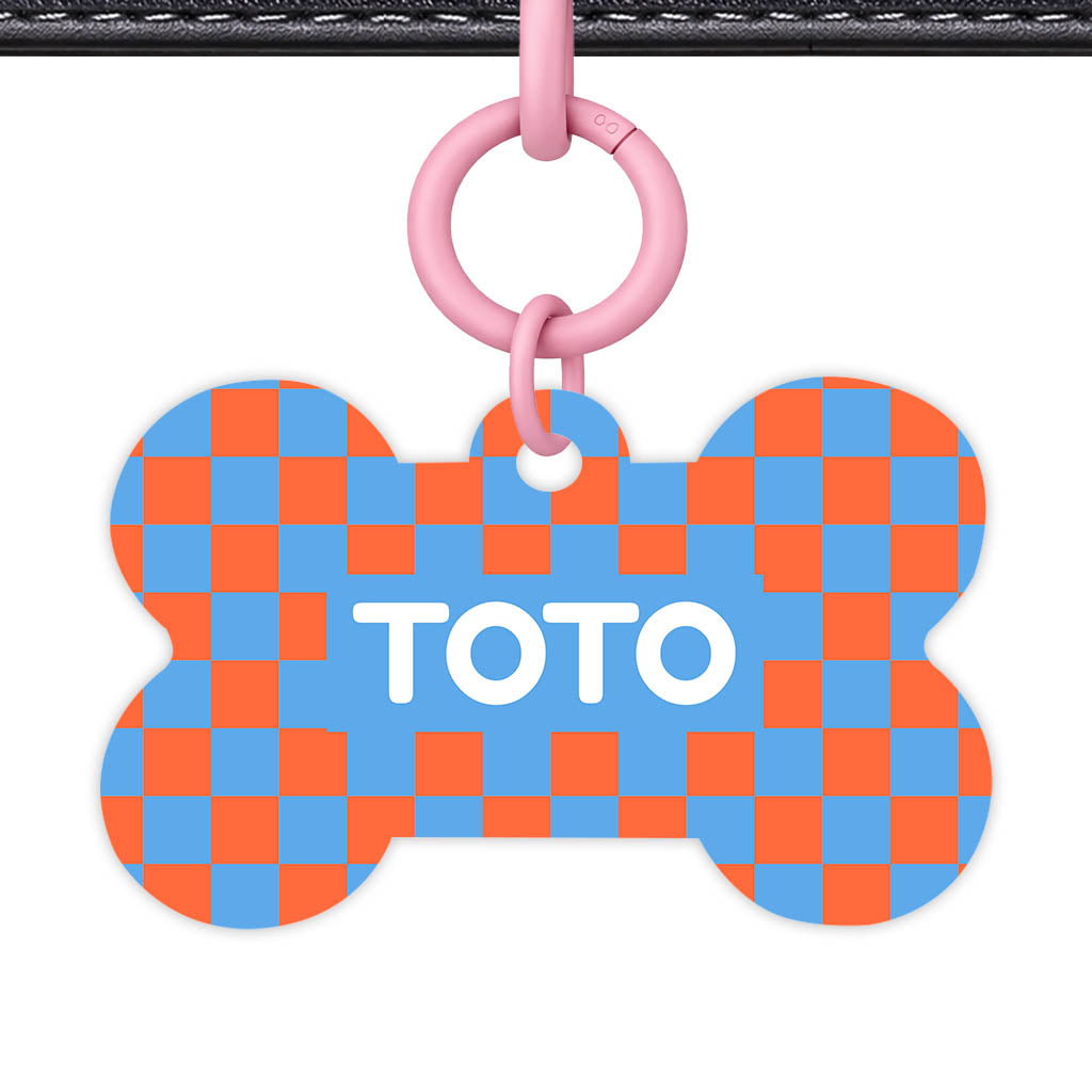 Pop Checker Classic Pet ID Tag (Dog Tag & Cat Tag)