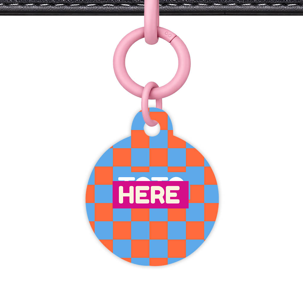 Pop Checker Classic Pet ID Tag (Dog Tag & Cat Tag)