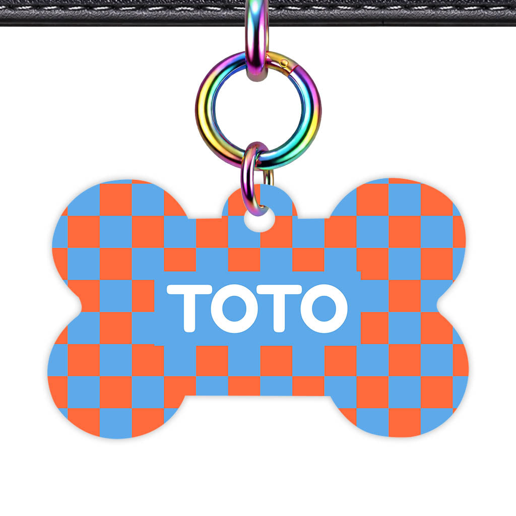 Pop Checker Classic Pet ID Tag (Dog Tag & Cat Tag)
