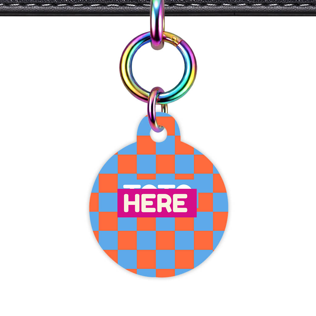 Pop Checker Classic Pet ID Tag (Dog Tag & Cat Tag)