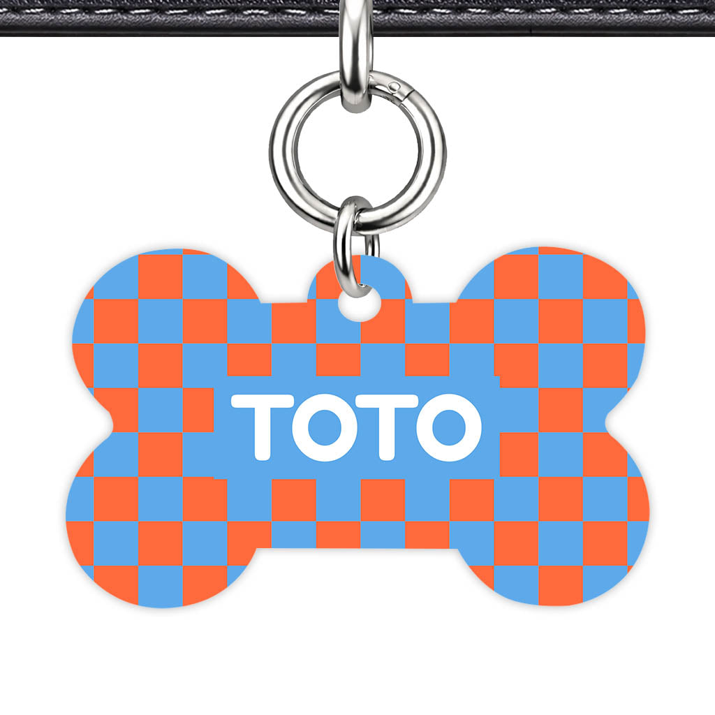Pop Checker Classic Pet ID Tag (Dog Tag & Cat Tag)