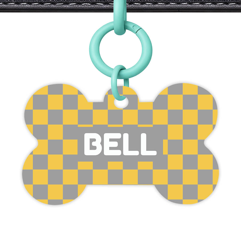 Golden. Check QR Smart Pet Id Tag Tag (Dog Tag & Cat Tag)