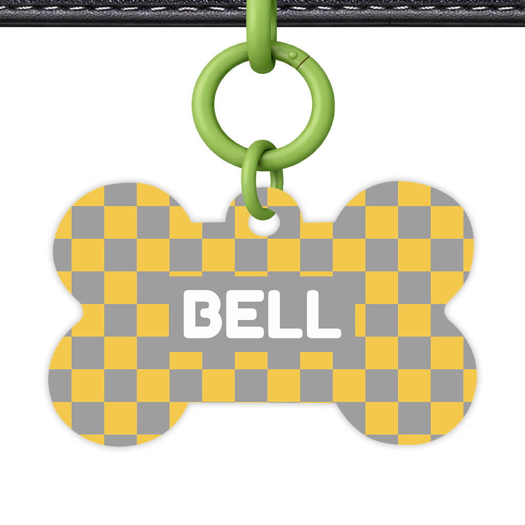 Golden. Check QR Smart Pet Id Tag Tag (Dog Tag & Cat Tag)