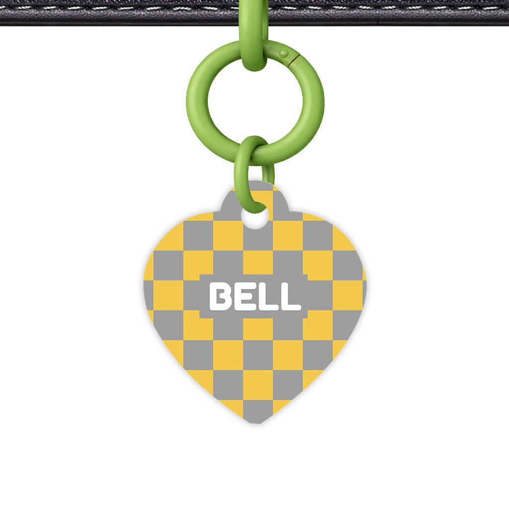 Golden. Check Classic Pet ID Tag (Dog Tag & Cat Tag)