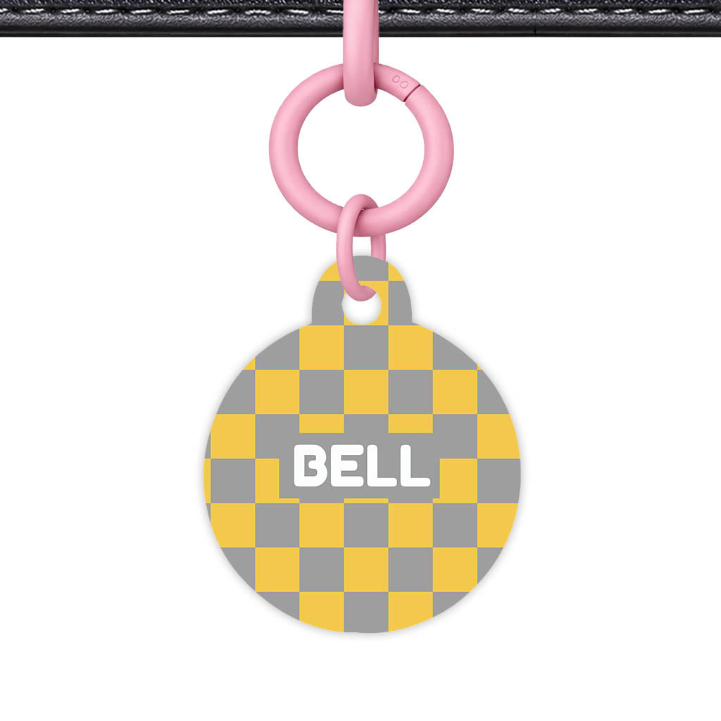 Golden. Check QR Smart Pet Id Tag Tag (Dog Tag & Cat Tag)