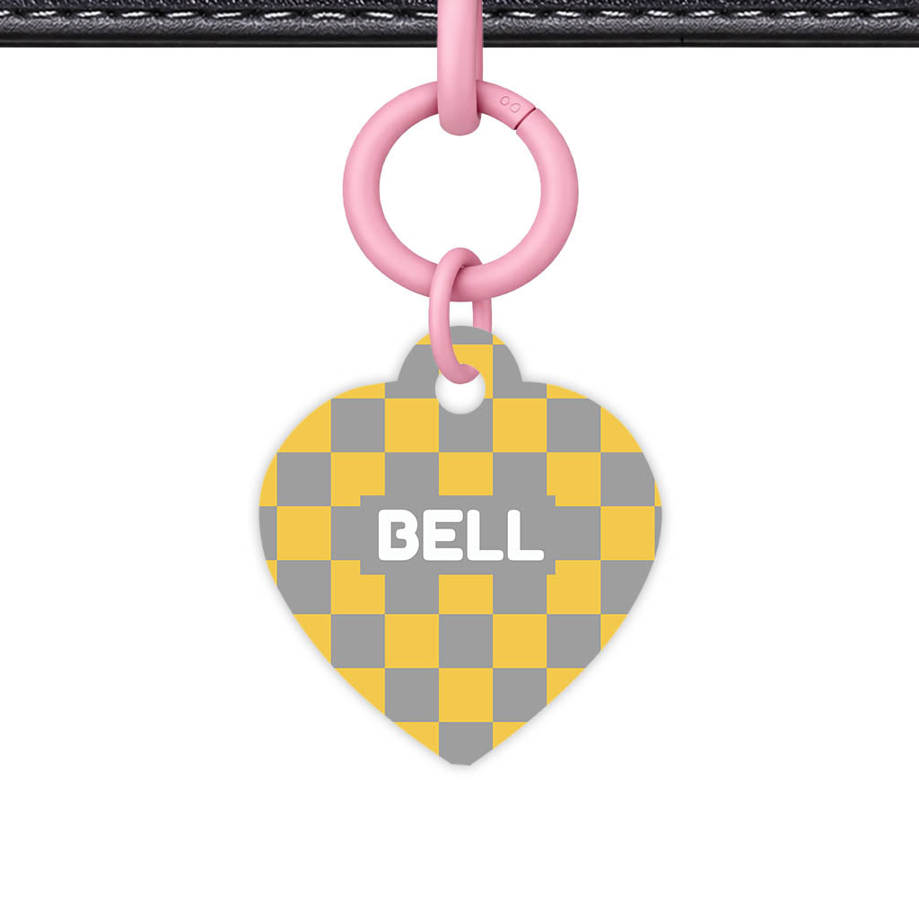Golden. Check Classic Pet ID Tag (Dog Tag & Cat Tag)