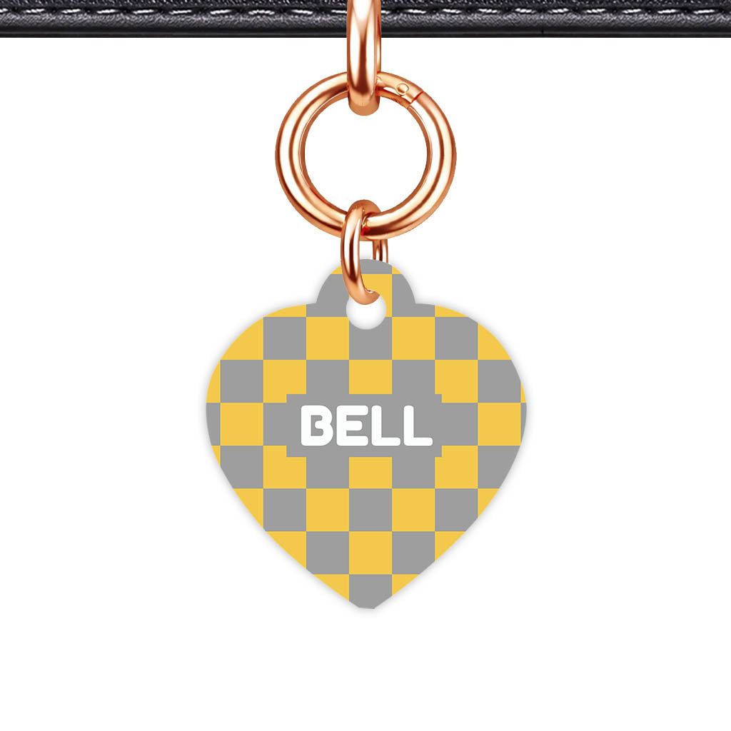 Golden. Check Classic Pet ID Tag (Dog Tag & Cat Tag)