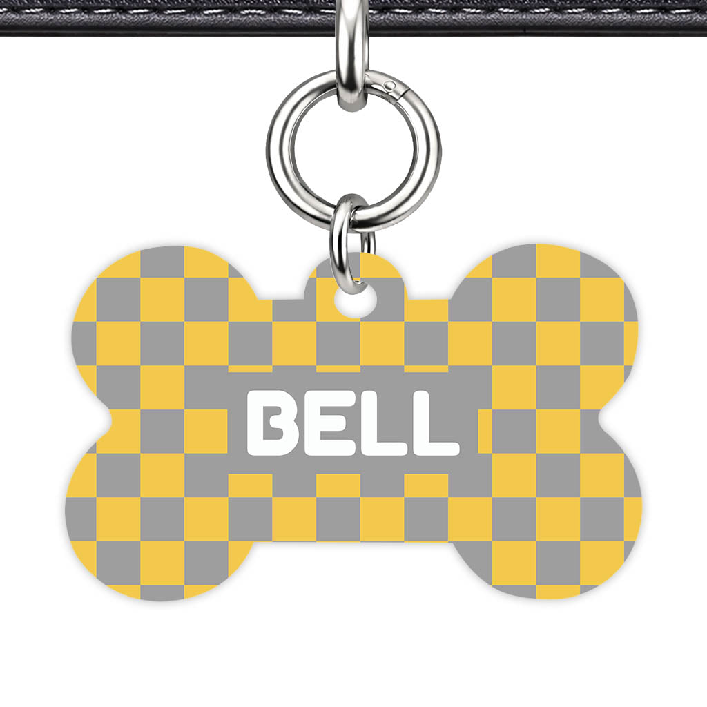 Golden. Check QR Smart Pet Id Tag Tag (Dog Tag & Cat Tag)