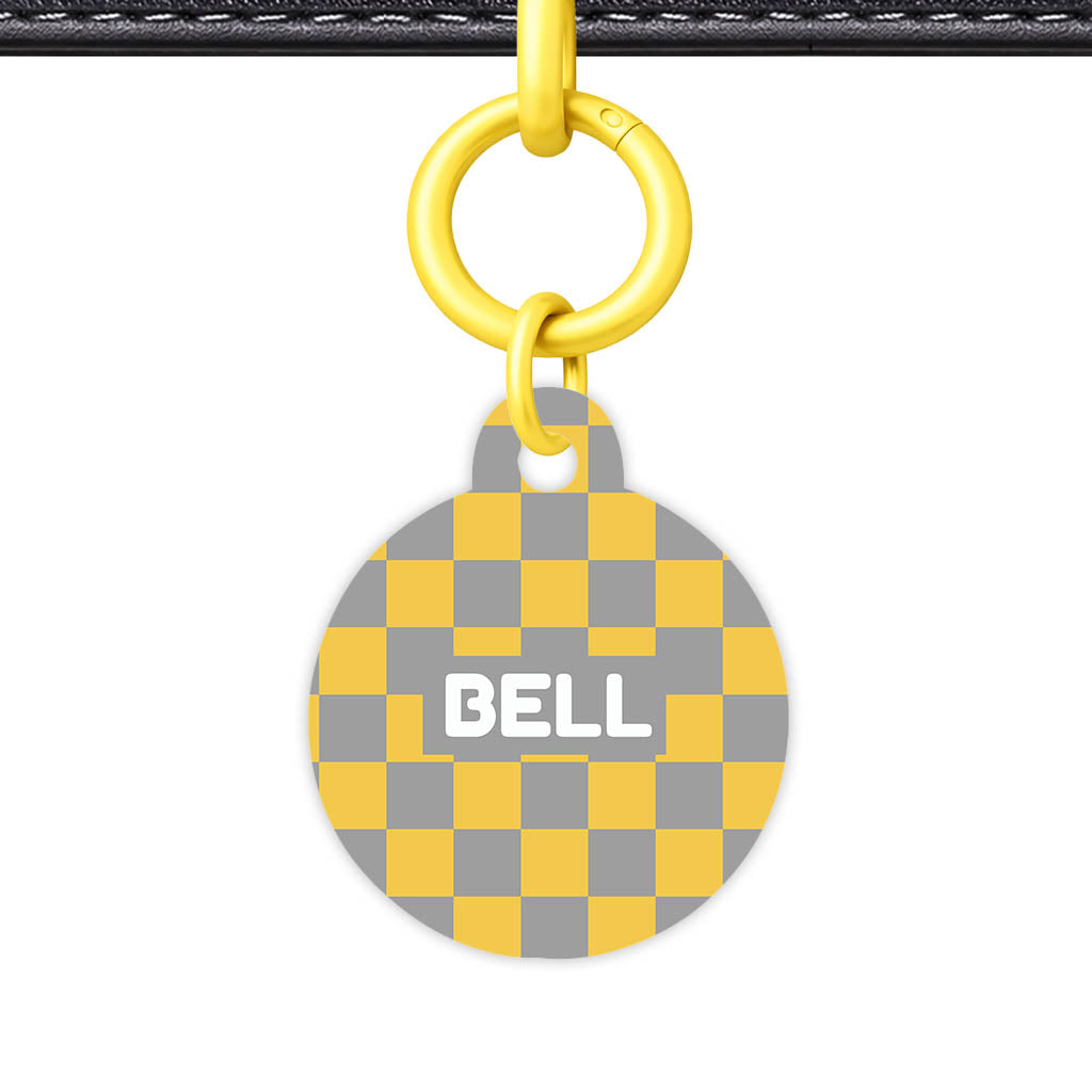 Golden. Check QR Smart Pet Id Tag Tag (Dog Tag & Cat Tag)