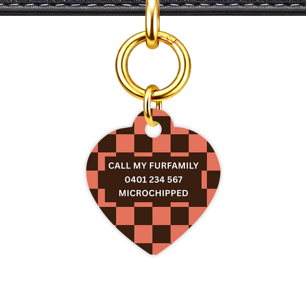 Rust Bloom Classic Pet ID Tag (Dog Tag & Cat Tag)