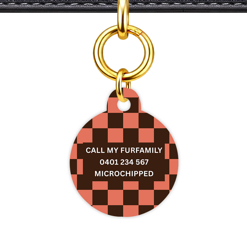 Rust Bloom Classic Pet ID Tag (Dog Tag & Cat Tag)