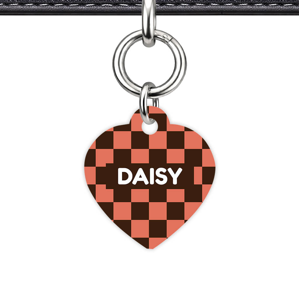 Rust Bloom QR Smart Pet Id Tag Tag (Dog Tag & Cat Tag)