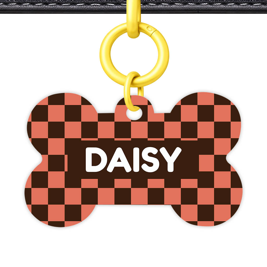 Rust Bloom Classic Pet ID Tag (Dog Tag & Cat Tag)