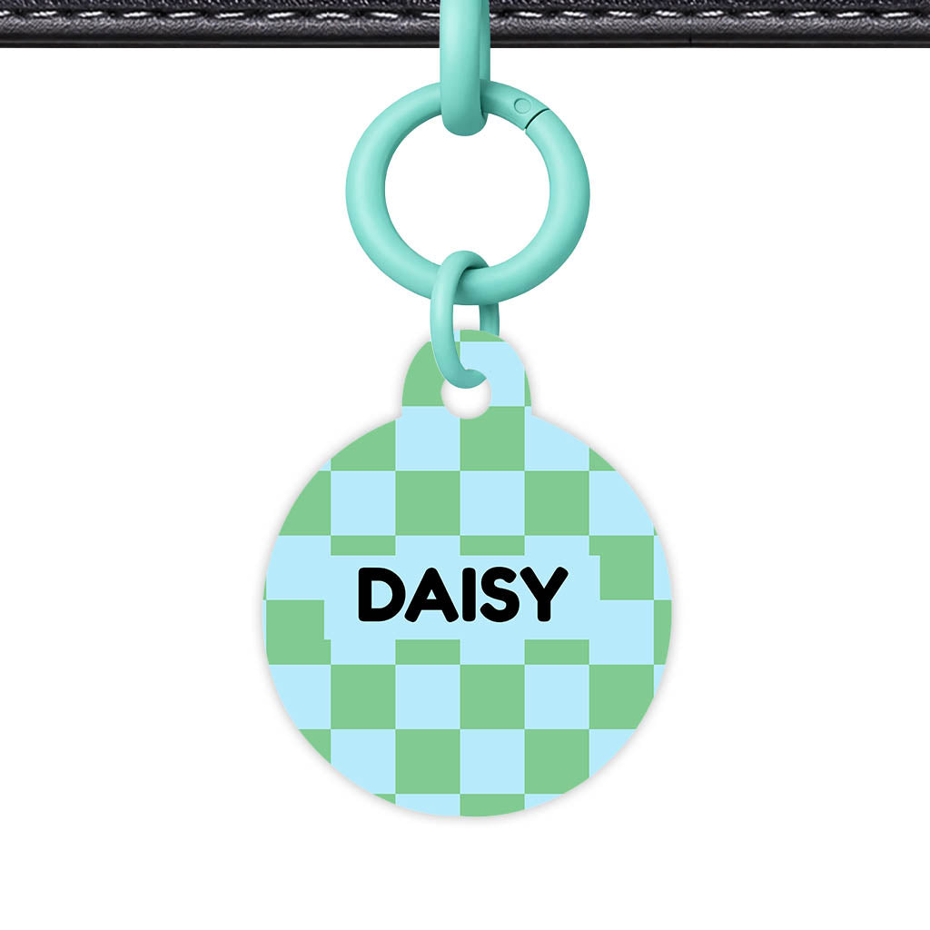 Mint Drift QR Smart Pet Id Tag Tag (Dog Tag & Cat Tag)