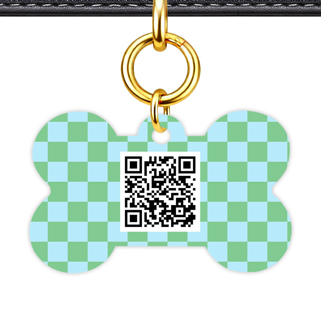 Mint Drift QR Smart Pet Id Tag Tag (Dog Tag & Cat Tag)