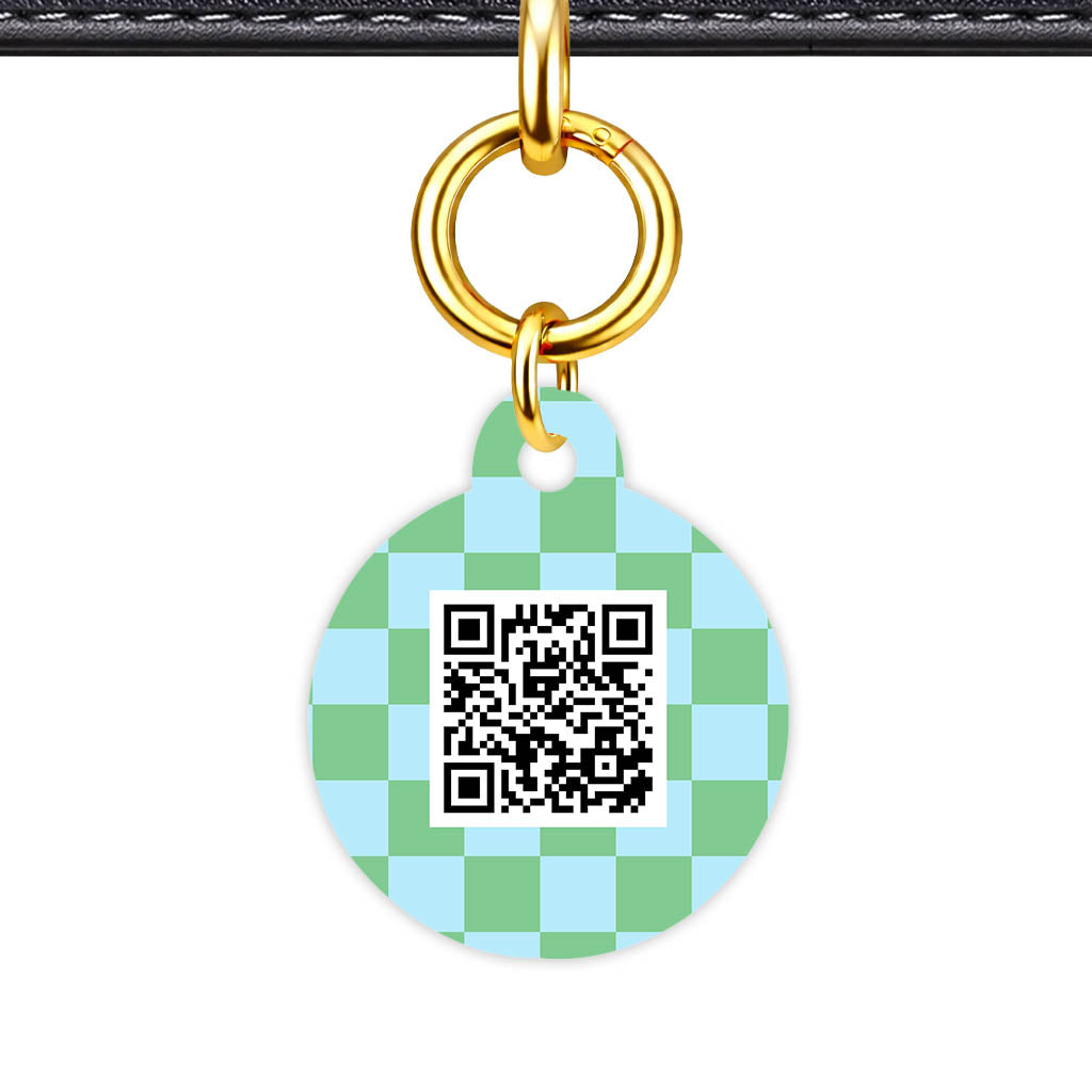 Mint Drift QR Smart Pet Id Tag Tag (Dog Tag & Cat Tag)