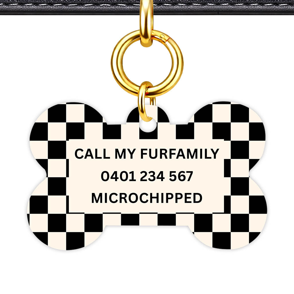 Domino Pop Classic Pet ID Tag (Dog Tag & Cat Tag)