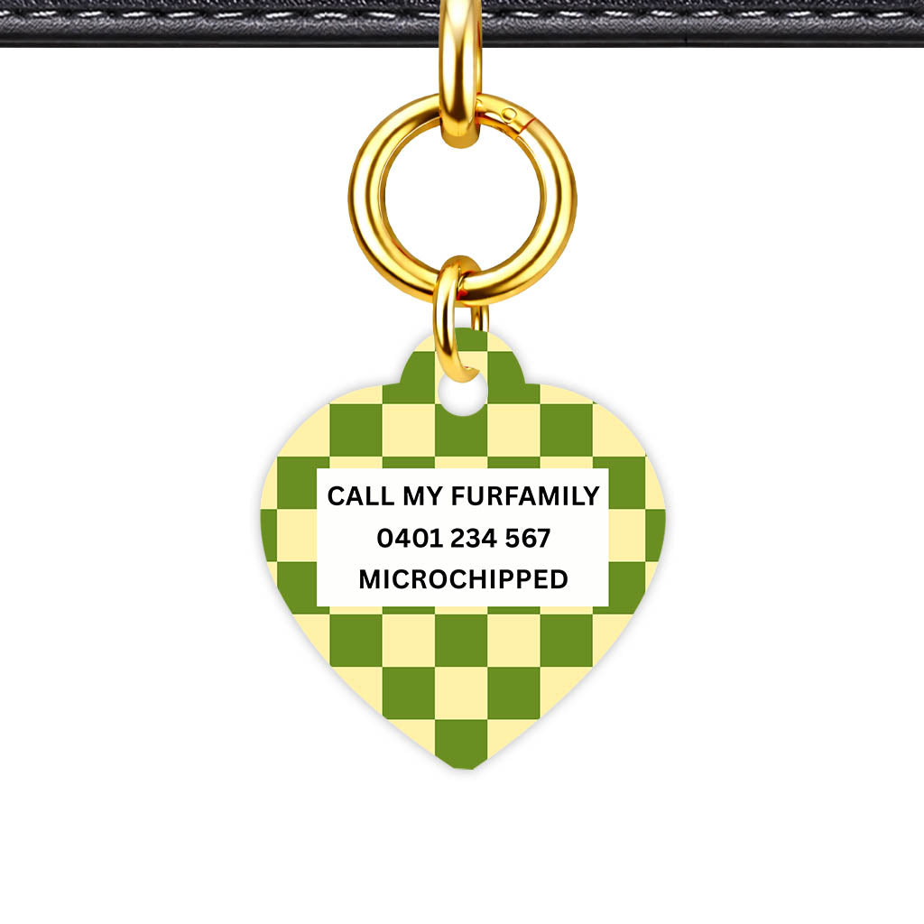 Playful Checkers Classic Pet ID Tag (Dog Tag & Cat Tag)
