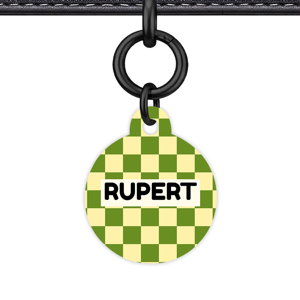Playful Checkers Classic Pet ID Tag (Dog Tag & Cat Tag)