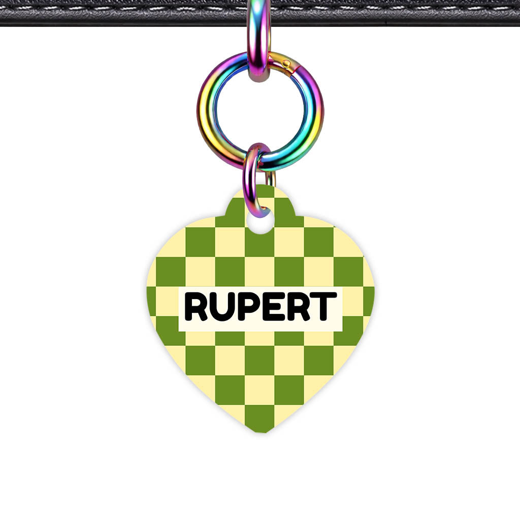 Playful Checkers Classic Pet ID Tag (Dog Tag & Cat Tag)