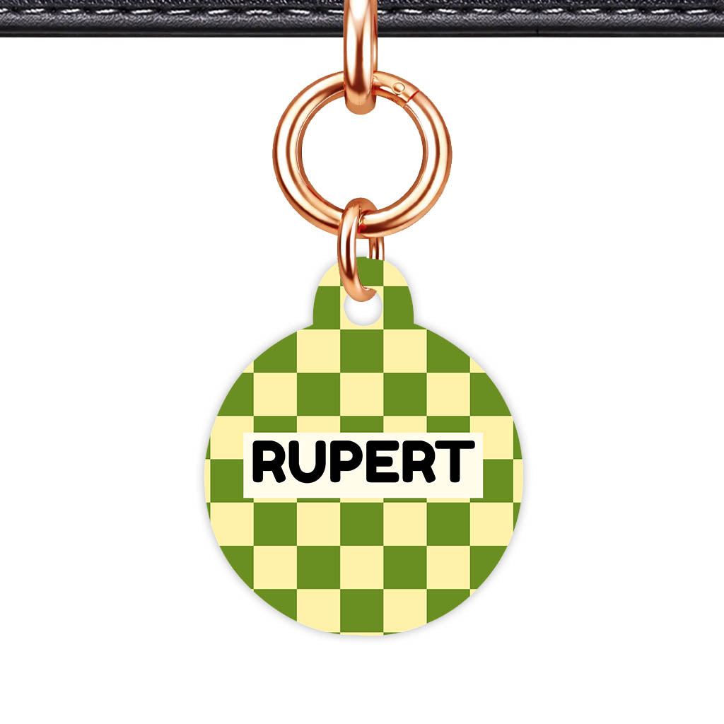 Playful Checkers Classic Pet ID Tag (Dog Tag & Cat Tag)