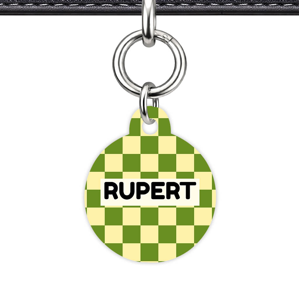 Playful Checkers Classic Pet ID Tag (Dog Tag & Cat Tag)