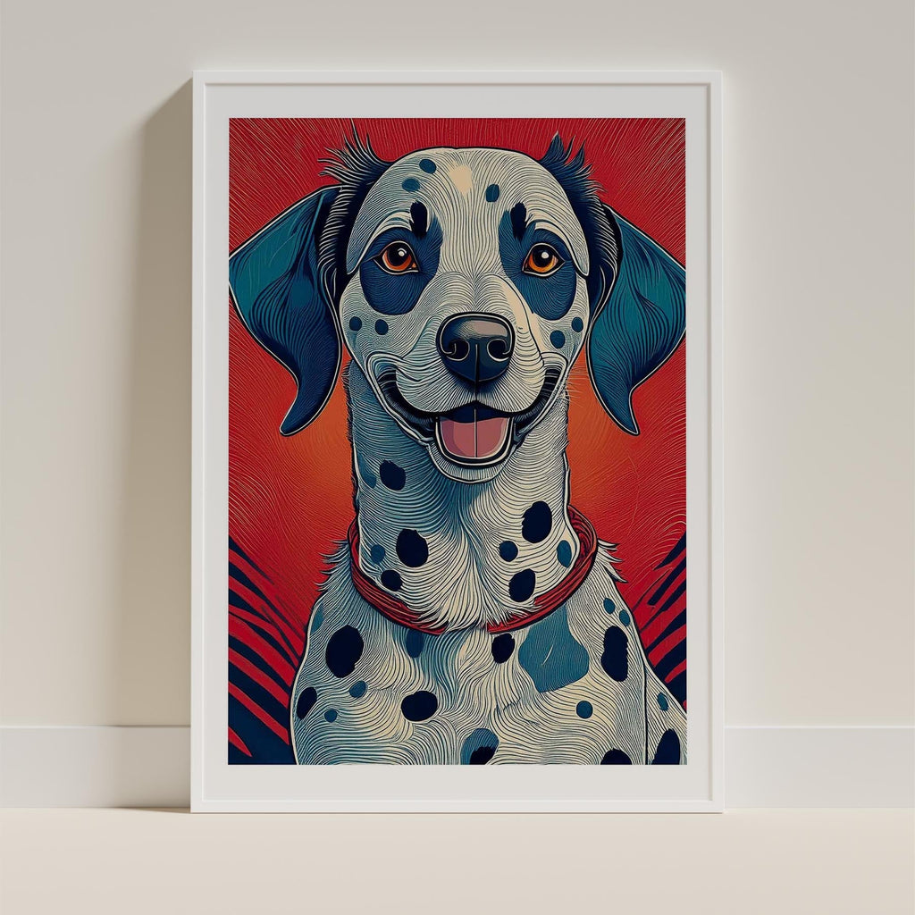 Dalmatian Hokusai Japanese Inspired Dog Series 1 image 9