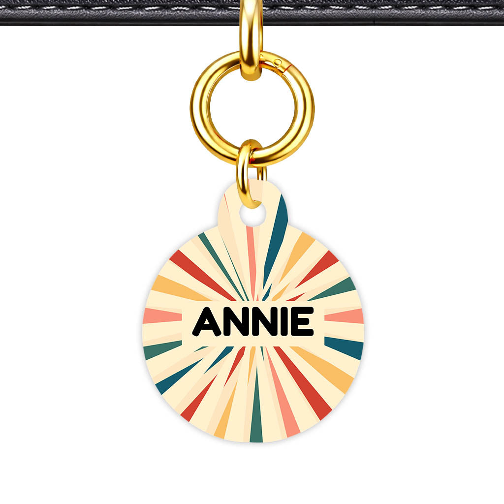 Vintage Sunburst Classic Pet ID Tag (Dog Tag & Cat Tag)