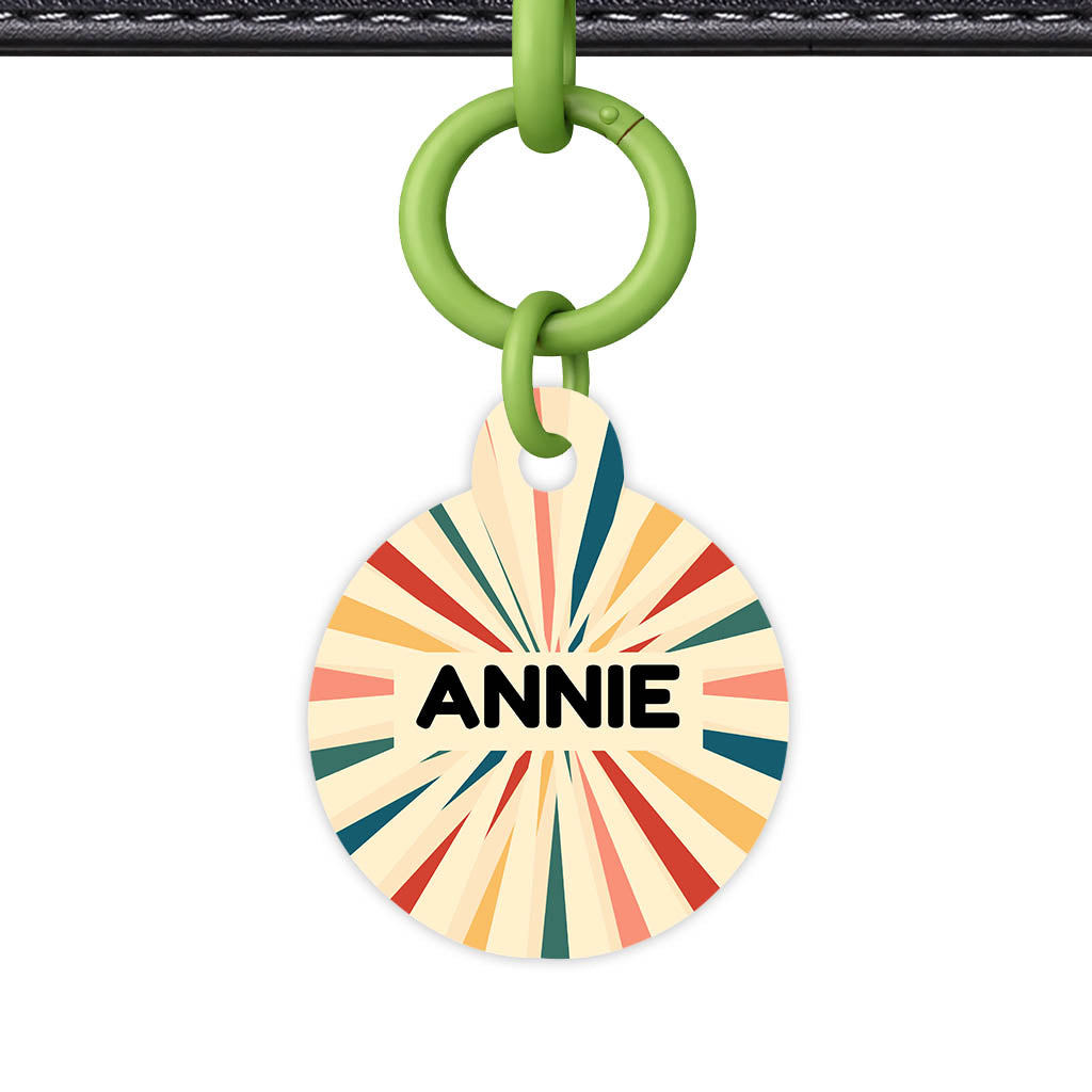 Vintage Sunburst Classic Pet ID Tag (Dog Tag & Cat Tag)