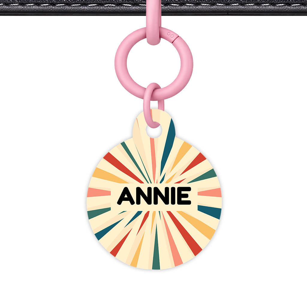 Vintage Sunburst Classic Pet ID Tag (Dog Tag & Cat Tag)