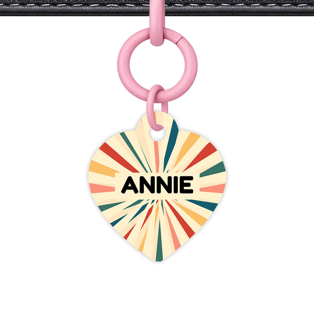 Vintage Sunburst Classic Pet ID Tag (Dog Tag & Cat Tag)