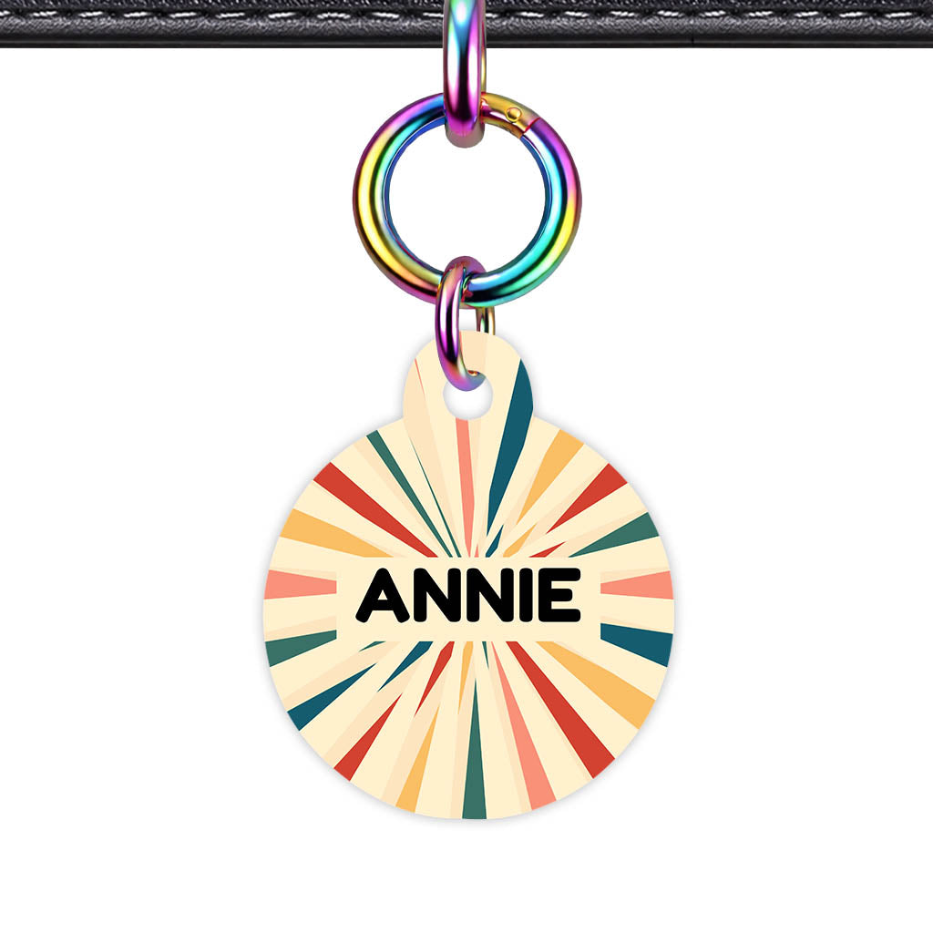 Vintage Sunburst Classic Pet ID Tag (Dog Tag & Cat Tag)